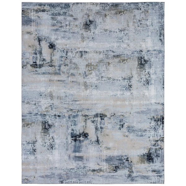 2 ft. x 3 ft. Blues/Grays Area Rug