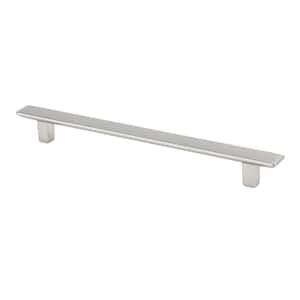 Italian Design Collection 7.8 in. Center-to-Center Chrome Thin Modern Rectangular Cabinet Pull