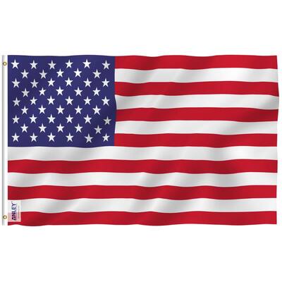 ANLEY Fly Breeze 4 ft. x 6 ft. Polyester State Texas Flag 2-Sided Flags ...