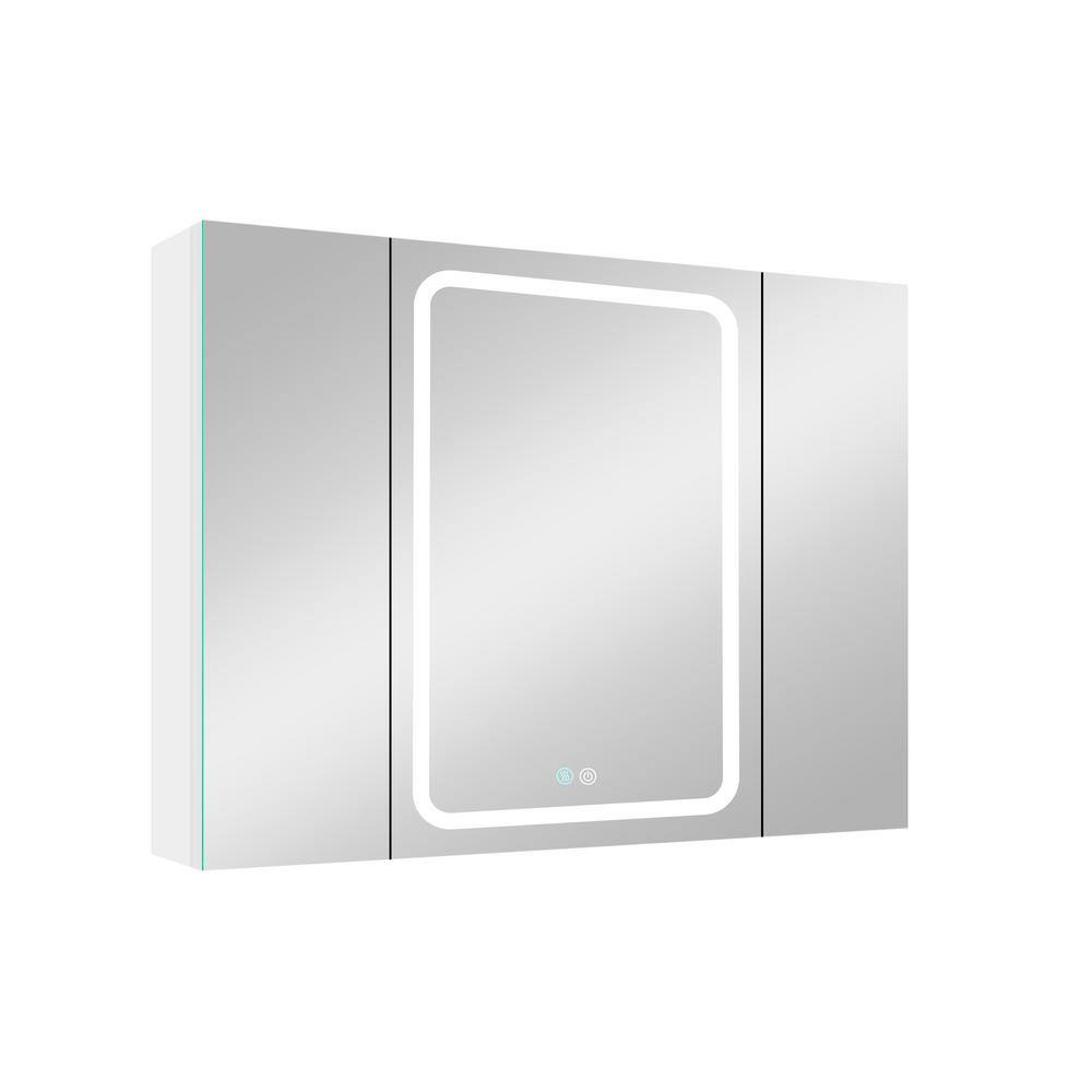 40 in. W x 30 in. H Rectangular Aluminum LED Lighted Surface Mount