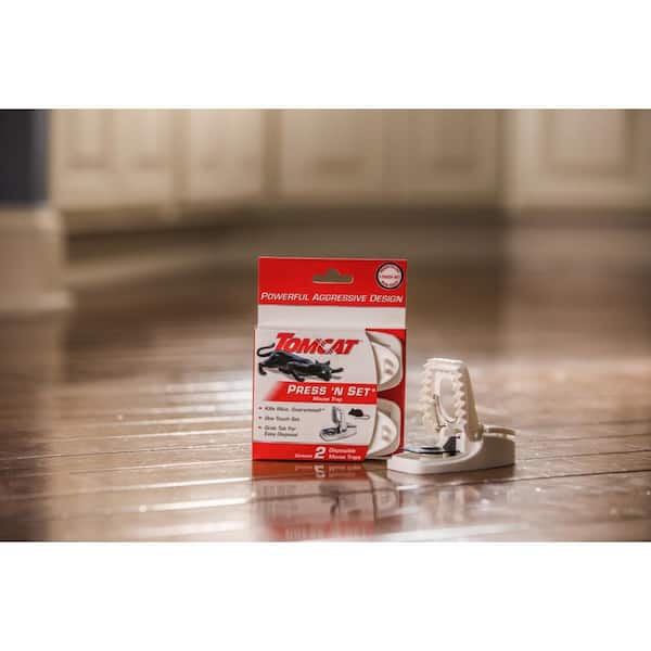 Tomcat Kill & Contain Mechanical Mouse Trap (2-Pack) 0360630 - 1
