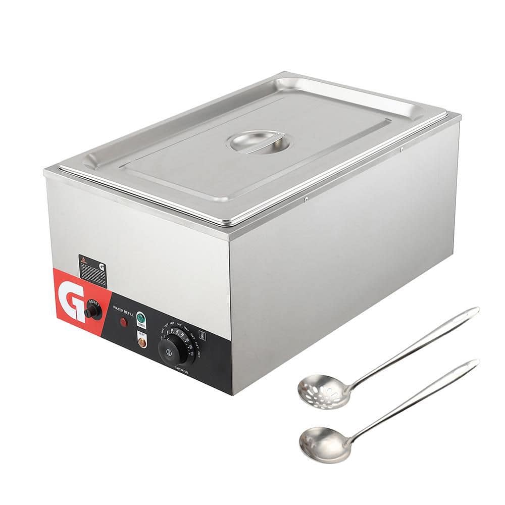 Garvee Garvee Commercial Countertop Food Warmer, 24 Quart Stainless Steel Food ...