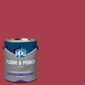 1 gal. PPG1186-7 Red Licorice Satin Interior/Exterior Floor and Porch Paint