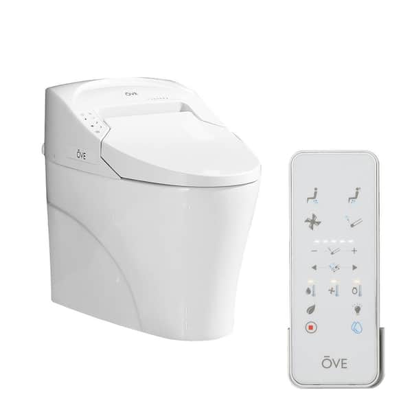 OVE Decors Virtuoso Elongated Bidet Toilet in White