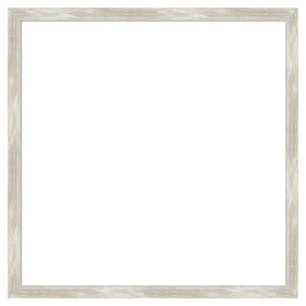 Amanti Art Crackled Metallic Narrow 26 in. x 26 in. Polystyrene Framed Dry Erase Magnetic Memo Board