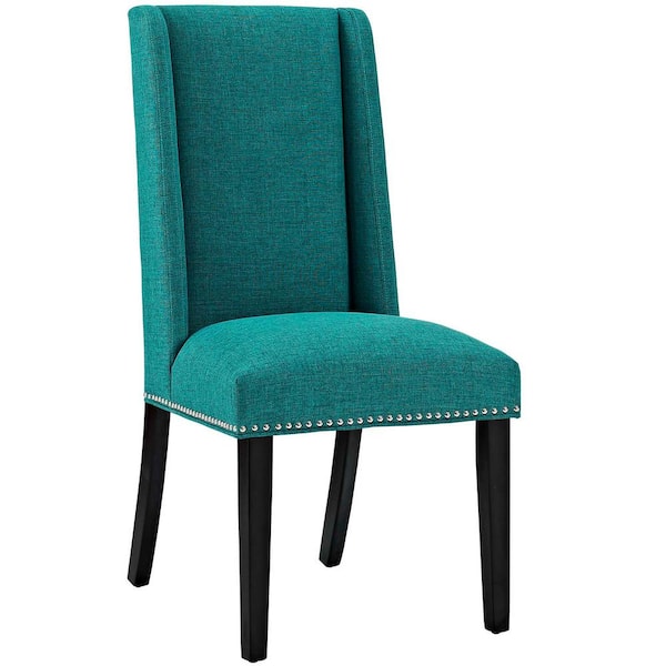 MODWAY Baron Teal Fabric Dining Chair
