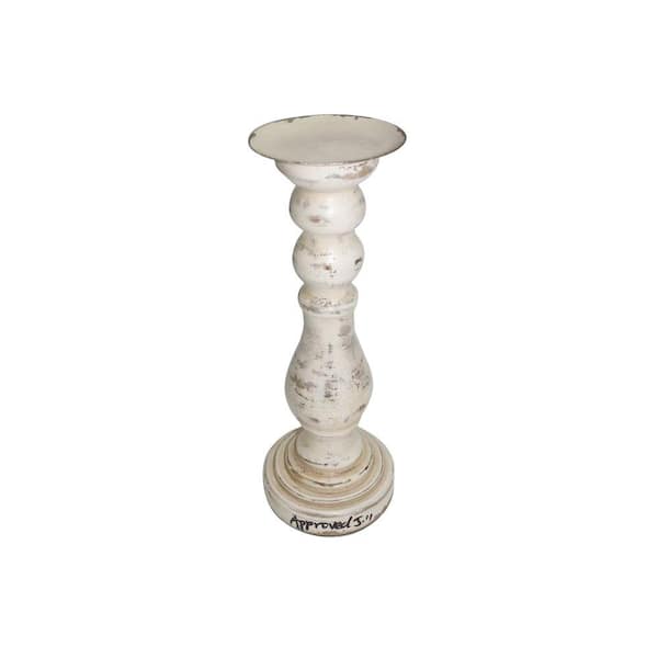 Unbranded 12.25 in. White Medium Isabella Candle Holder