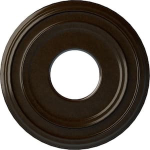 12-3/8 in. x 4 in. ID x 1-1/8 in. Classic Urethane Ceiling Medallion (Fits Canopies upto 7-1/4 in.), Bronze