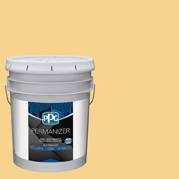 PERMANIZER 5 gal. PPG1210-4 Maybe Maui Semi-Gloss Exterior Paint