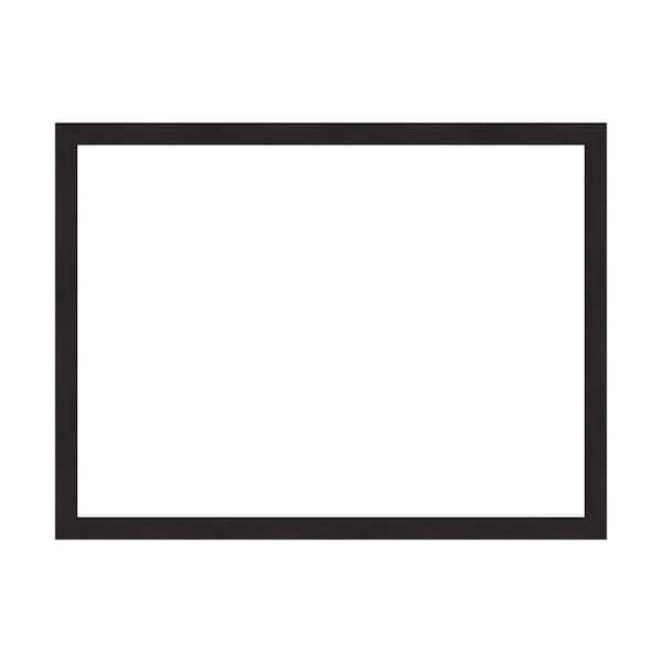 Mirror Makeover Furniture Espresso Narrow 49.25 in. W x 37.25 in. H Bathroom Mirror Frame Border Kit-Fits a 48x36 mirror