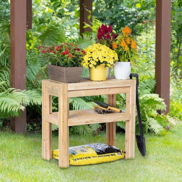 Greenes Fence 2 Tiers Cedar Adjustable Shelf Garage Storage