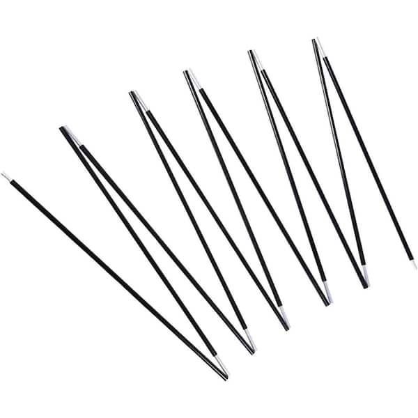 Unbranded Fiberglass Tent Poles Replacement Camping Tent Rod (2 Pack)