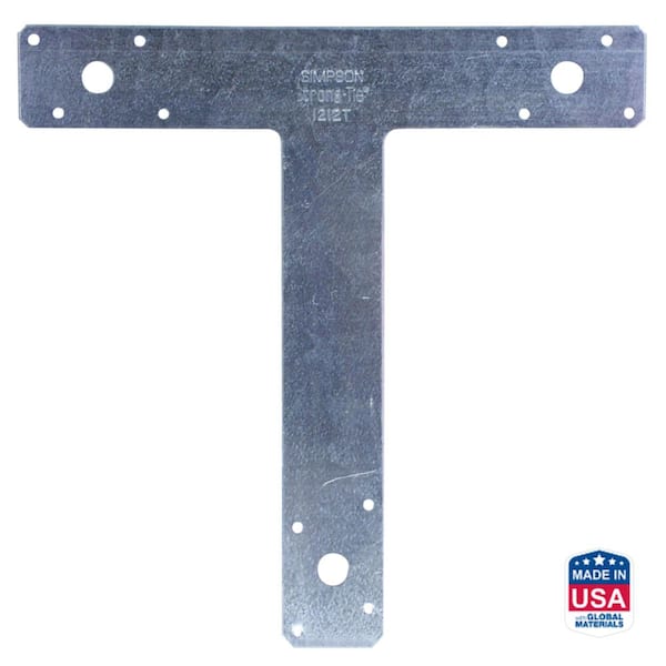Simpson Strong-Tie 12 in. x 12 in. 14-Gauge Galvanized T Strap