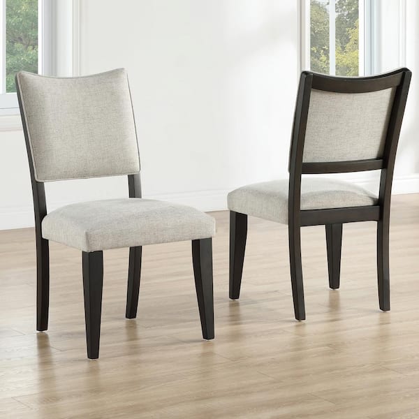 Steve Silver Roatan Gray Fabric Side Chair (Set of 2)