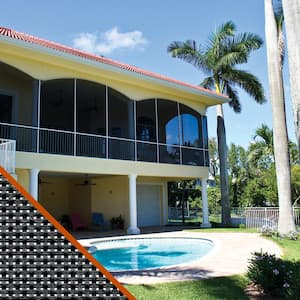 48 in. x 100 ft. Charcoal Fiberglass Sun Guard 85 Solar Screen Roll for Windows and Door