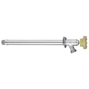 1/2 in. MIP and 1/2 in. SWT x 3/4 in. MHT x 10 in. Chrome Plated Brass Anti-Siphon Frost Free Sillcock Valve