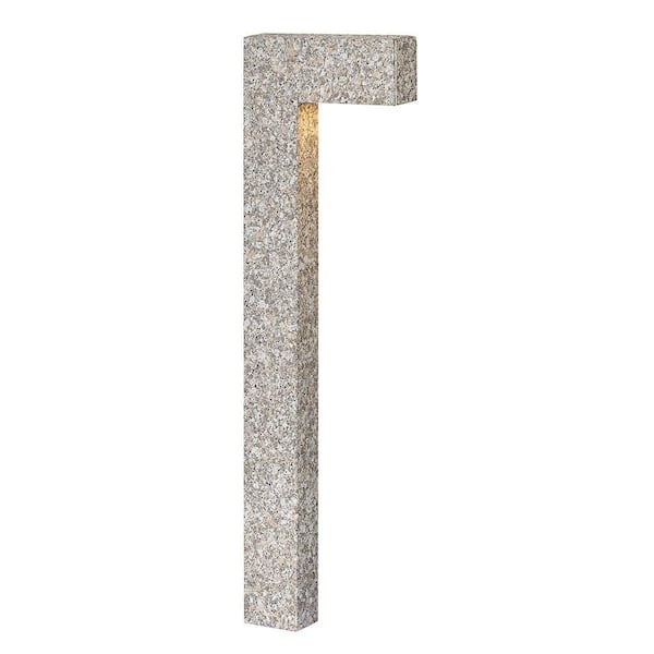 Atlantis Low Voltage Quarry Stone Path Light with LED Bulbs