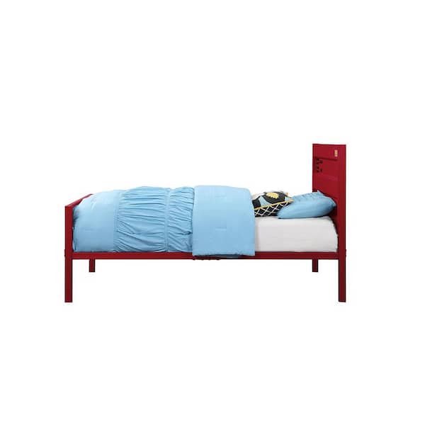 Acme Furniture Cargo Red Twin Bed 35950T - The Home Depot