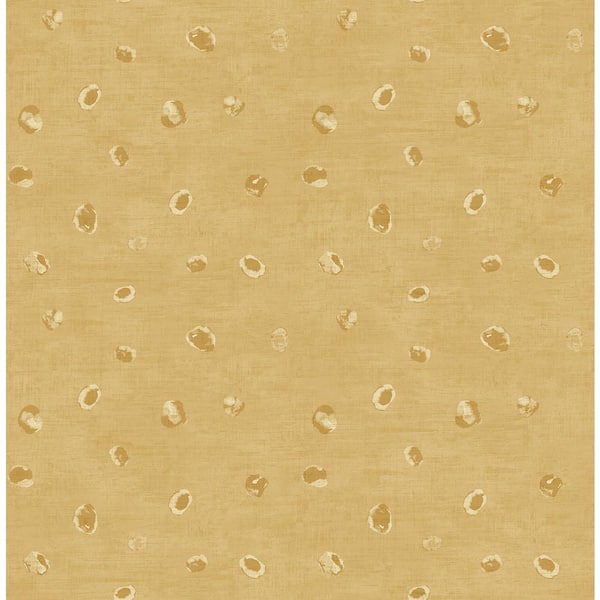 Seabrook Designs Hubble Dot Metallic Gold Paper Strippable Roll (Covers ...