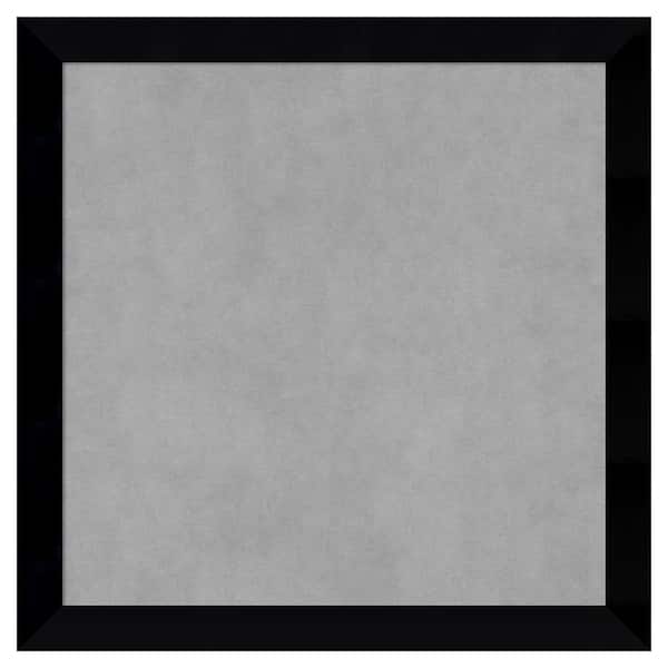 Amanti Art Black Museum 23 in. x 23 in. Framed Magnetic Board