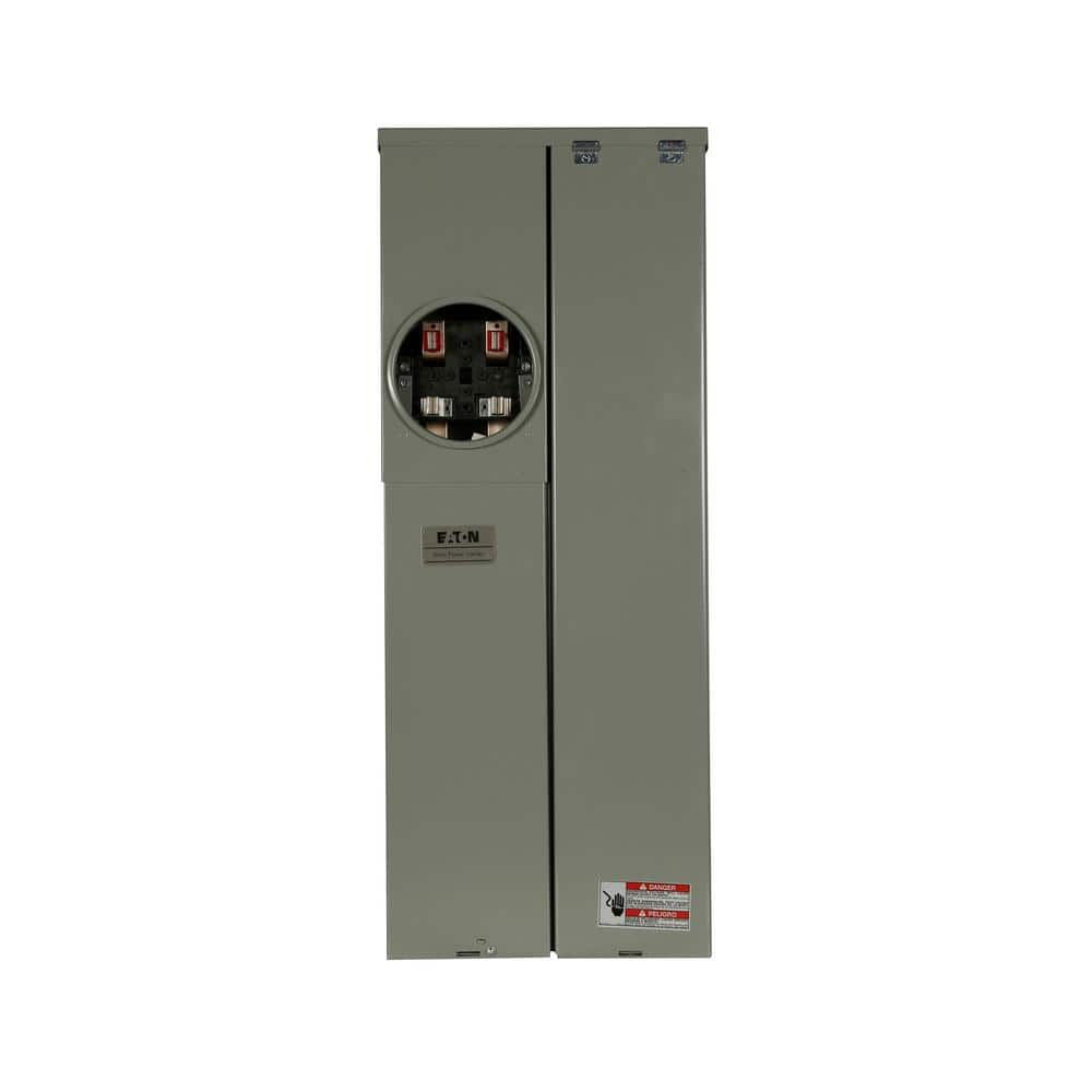 Eaton 200 Amp 20-Space 40-Circuit BR Type Main Breaker Meter Breaker ...