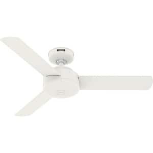 Presto 44 in. Indoor Ceiling Fan in Matte White with Wall Control Included For Bedrooms
