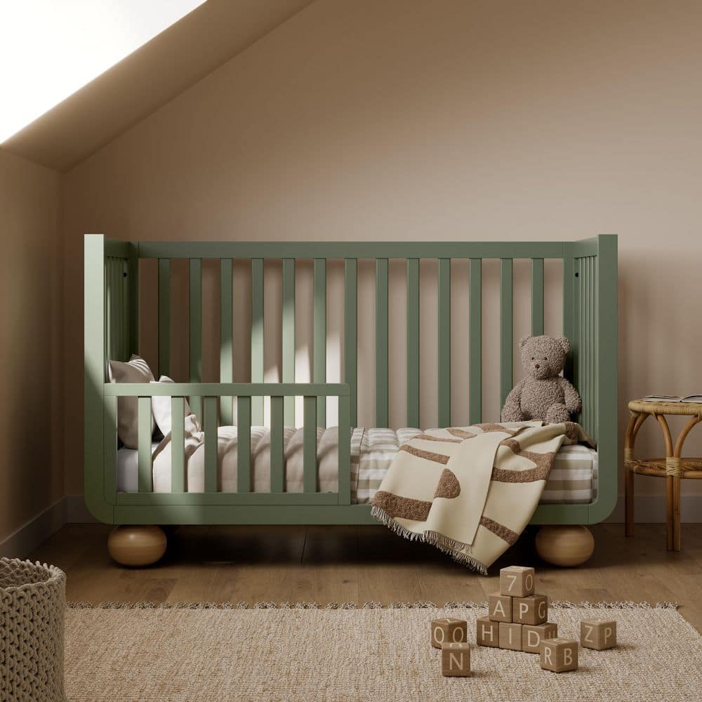 Storkcraft Amalfi Olive with Driftwood 5-in-1 Convertible Crib Storkcraft Amalfi Olive with Driftwood 5-in-1 Convertible Crib