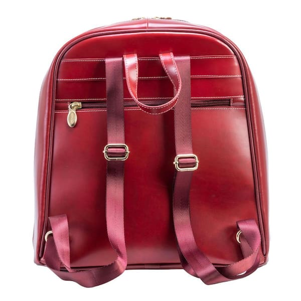 Olympia Leather Business Laptop Tablet Backpack Red Women\'s Bag Olympia 11 main image 2