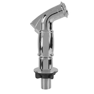 Single Handle Universal Pull Out Sprayer Kitchen Faucet Side Spray in Chrome