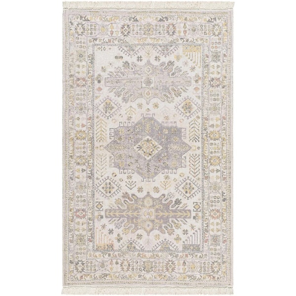 Belfast Taupe/Grey Traditional 2 ft. x 4 ft. Indoor Area Rug