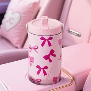 JUICY COUTURE Glam Getaway 32 oz. Pink Couture Stainless Steel
