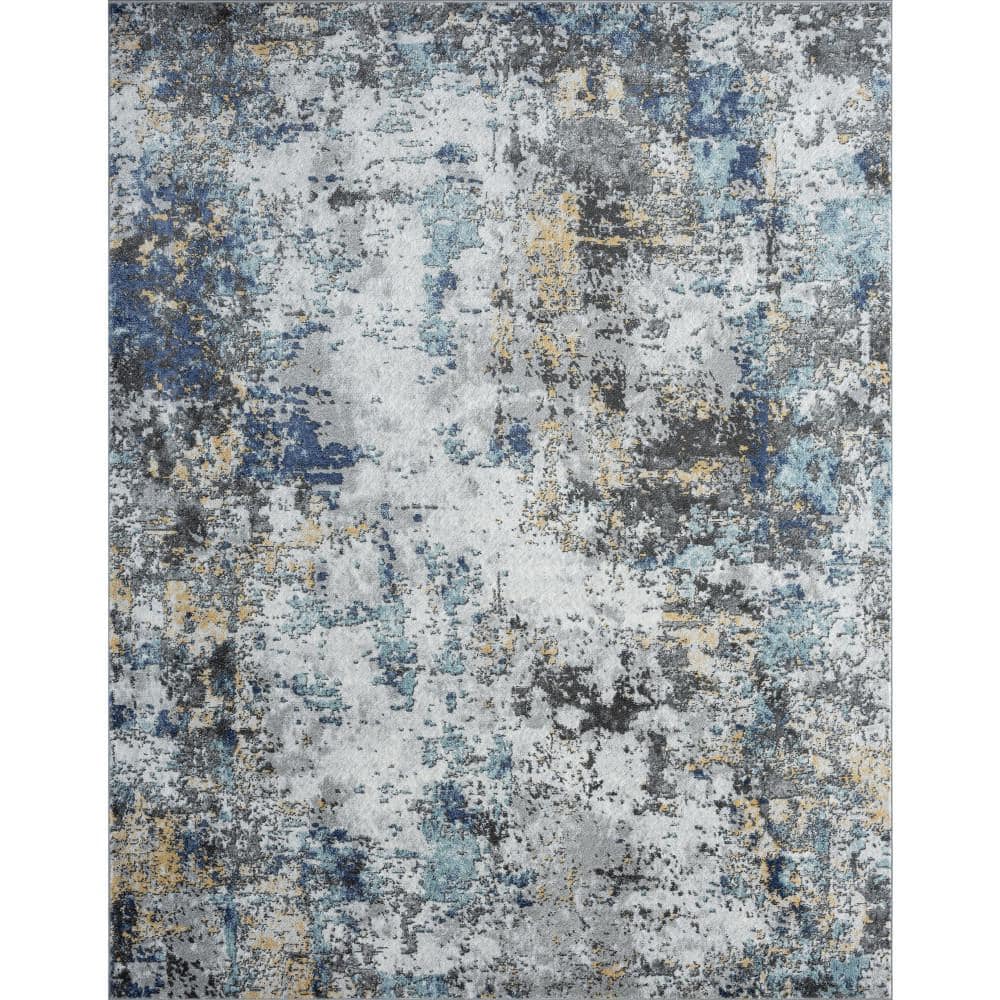 Tayse Rugs Jaize Abstract Multi 5 ft. x 8 ft. Indoor Area Rug JZE1101 ...