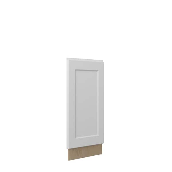 Unbranded Norfolk Shaker 12 in. W x 34.5 in. H x 24 in. D in Painted White Plywood Assembled Transitional Base Cabinet-Right