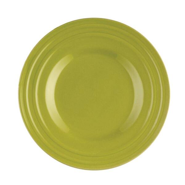Rachael Ray Double Ridge 4-Piece Salad Plate Set in Green
