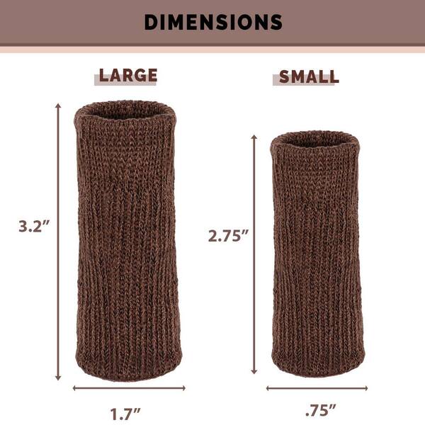 Morvat Brown Furniture Leg Socks for Table, Chairs and Furniture