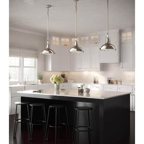 Brushed nickel kitchen deals lights