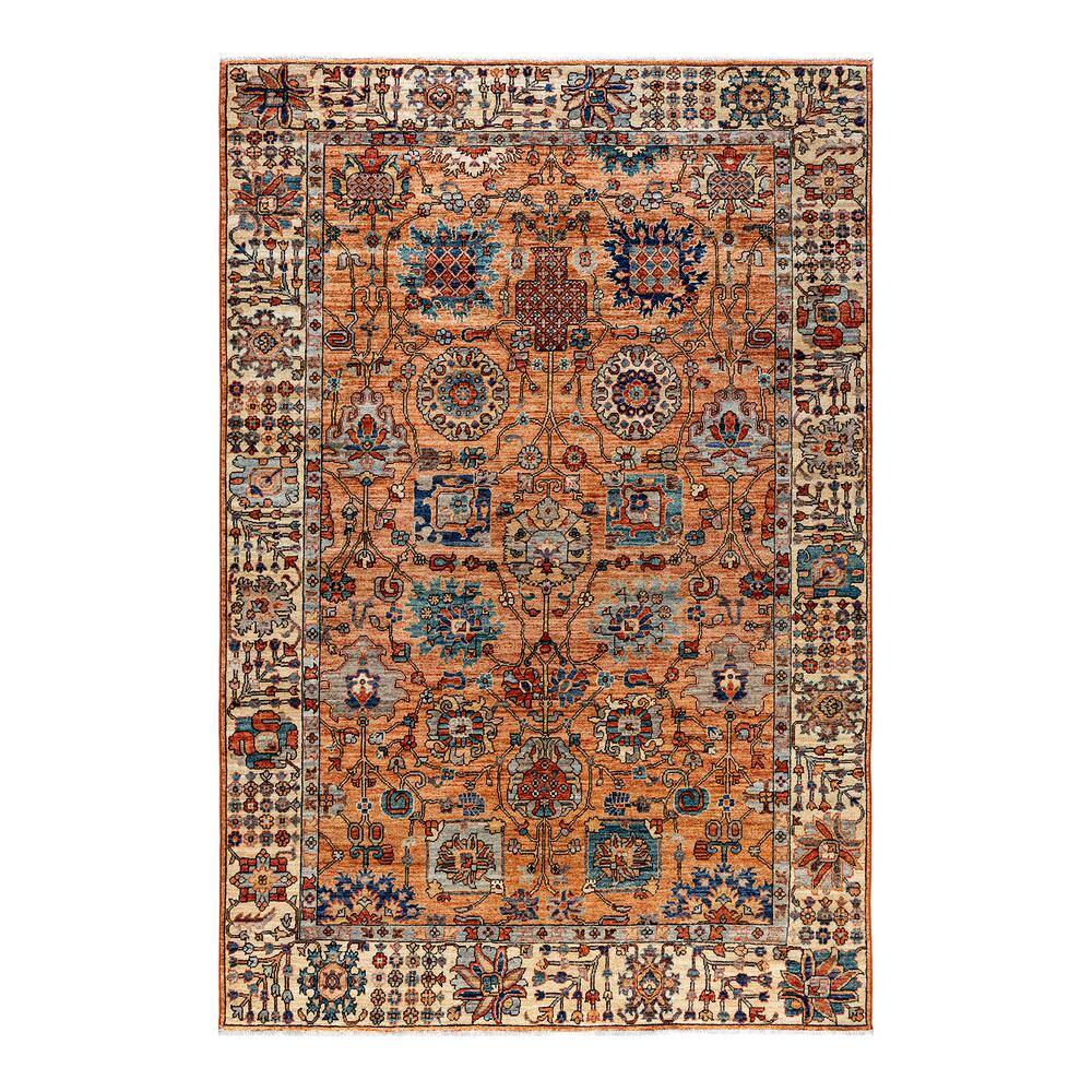 Serapi Orange 6 ft. x 9 ft. Tribal Wool Indoor Area Rug price history on PriceWatchPro