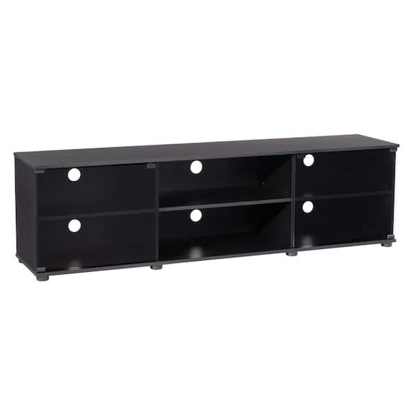 CorLiving Fiji Black TV Bench, For TVs up to 85 in. TBF270B The