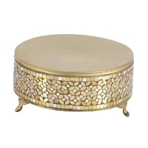 Gold Metal Glam Cake Stand (Set of 3)