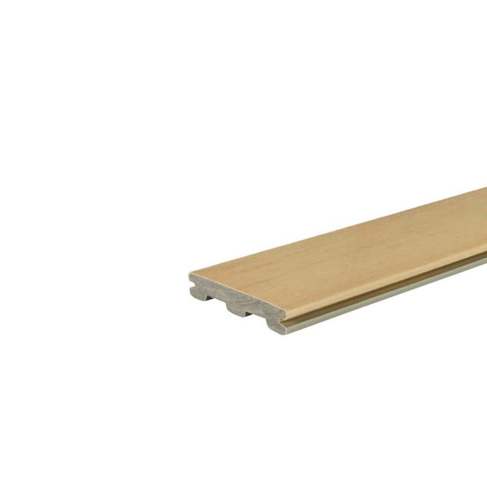 Composite Terrain+ 1-in x 6-in x 1-ft Grooved Natural White Oak Composite Sample (Actual: .94-in x 5.36-in x 1-ft ) price history on PriceWatchPro