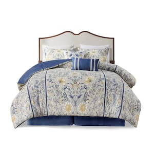 Livia 6-Piece Multi Cotton Queen Comforter Set