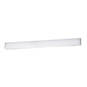 Strip 36 in. Brushed Aluminum LED Vanity Light Bar and Wall Sconce, 3000K