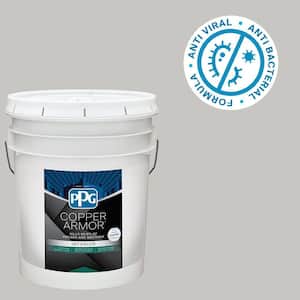 5 gal. PPG0995-3 Silver Band Eggshell Antiviral and Antibacterial Interior Paint with Primer
