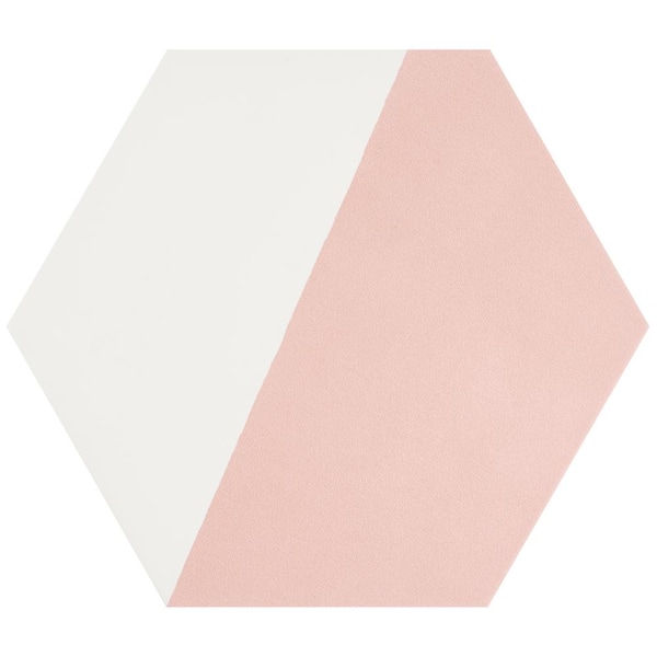 Ivy Hill Tile Eclipse Burst Blush 7.79 in. x 0.59 in. Matte Porcelain Floor and Wall Tile Sample