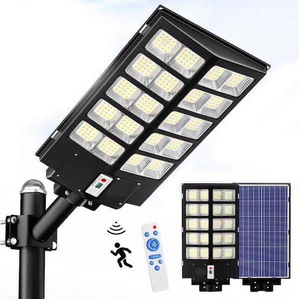 5200-Watt 520000 Lumen LED Solar Street Light Outdoor Flood Light Dusk to Dawn Motion Sensor Wireless Tool Only