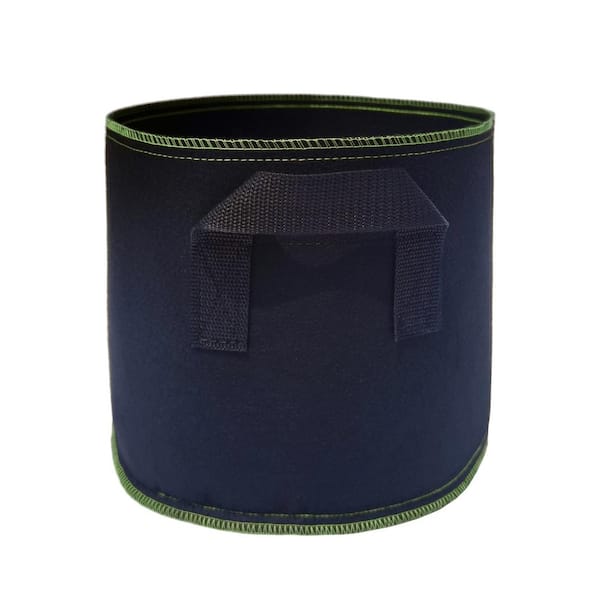 Unbranded 15.7 in. Dia x 11.8 in. H 10 Gal. Garden Green Edge Grow Bags Fabric for Plants, and Fruit (5-Pack)