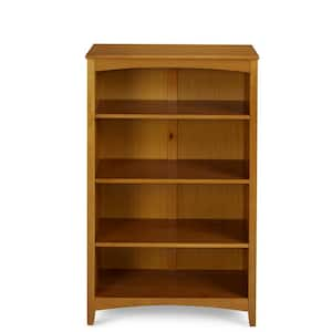 Shaker Style Cherry 48 in. H Solid Wood Bookcase