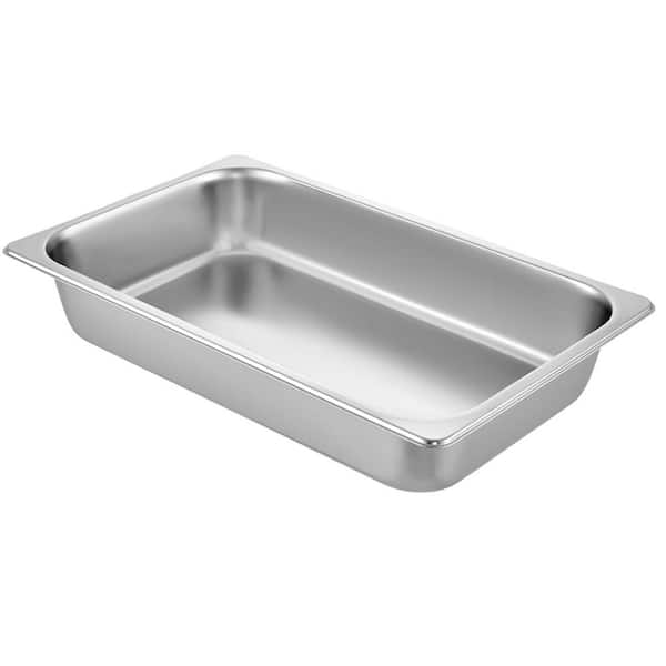 SVOPES 13.7 qt. Stainless Steel Hotel Pans Full Size 20.9 x 12.8 x 3.9 In. Chafing Dish Buffet Set Roasting Pan (6-Pack)