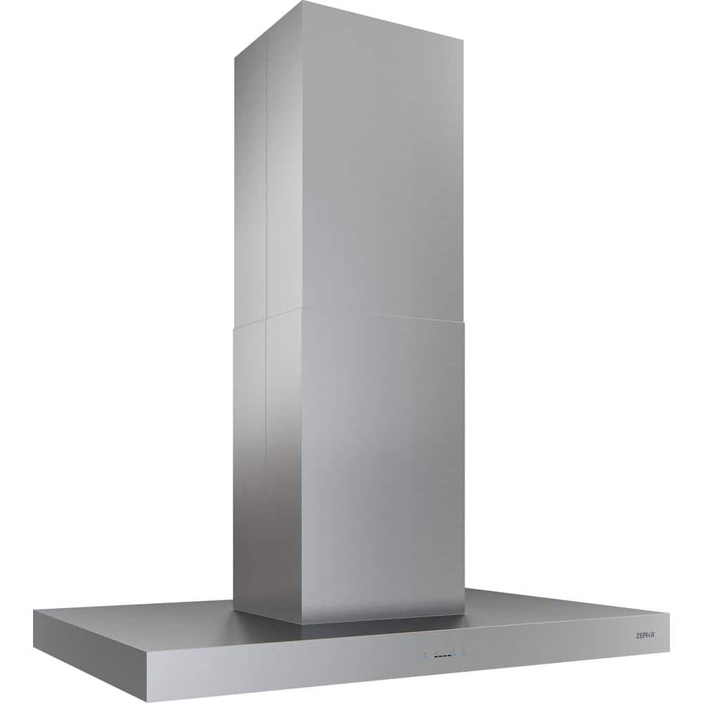 Roma 36-Inch Stainless Steel Island Range Hood with LED Light