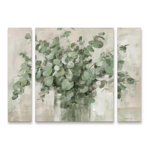 Danhui Nai Scented Eucalyptus Neutral 3-Piece Panel Set Unframed Photography Wall Art 30 in. x 41 in.